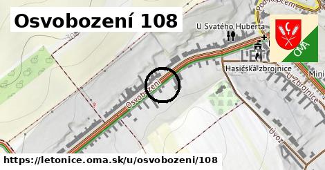 Osvobození 108, Letonice