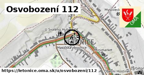 Osvobození 112, Letonice