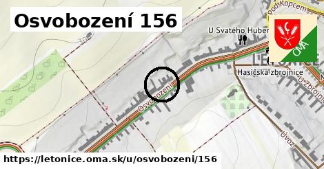 Osvobození 156, Letonice