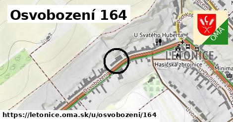 Osvobození 164, Letonice
