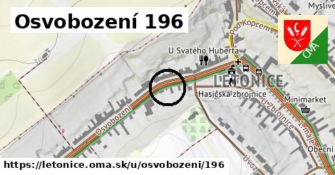 Osvobození 196, Letonice