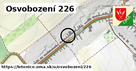 Osvobození 226, Letonice