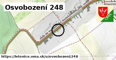 Osvobození 248, Letonice