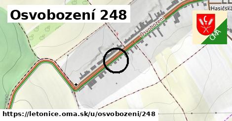 Osvobození 248, Letonice