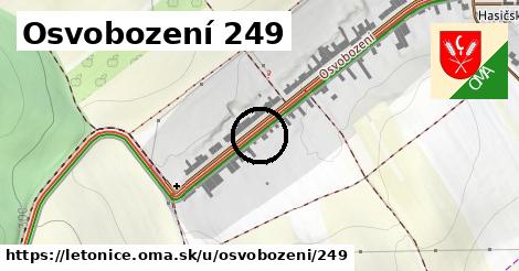 Osvobození 249, Letonice