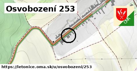 Osvobození 253, Letonice