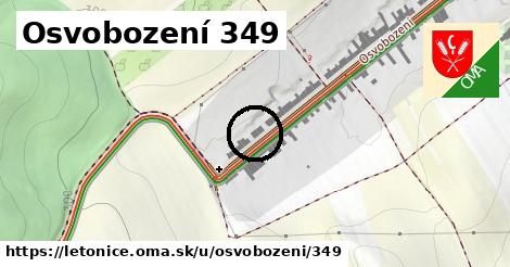 Osvobození 349, Letonice