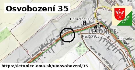 Osvobození 35, Letonice