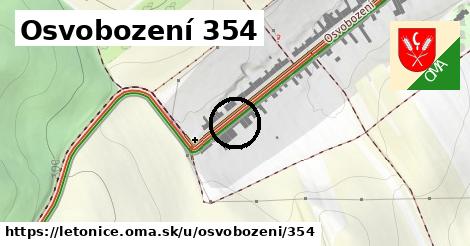 Osvobození 354, Letonice