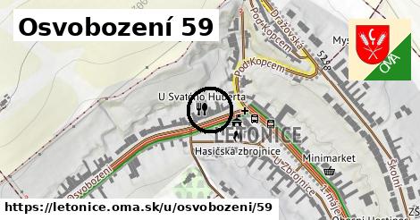 Osvobození 59, Letonice