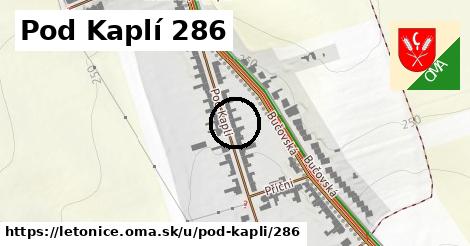 Pod Kaplí 286, Letonice