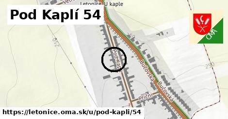 Pod Kaplí 54, Letonice