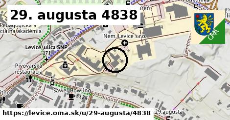 29. augusta 4838, Levice