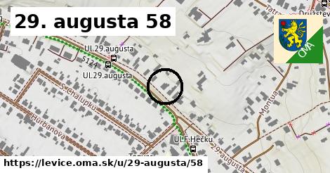 29. augusta 58, Levice