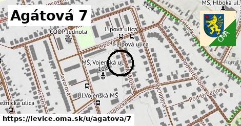 Agátová 7, Levice