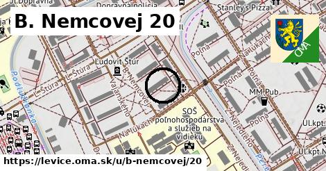 B. Nemcovej 20, Levice