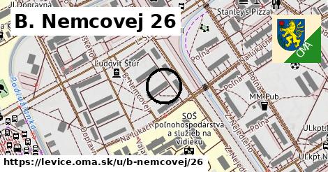 B. Nemcovej 26, Levice