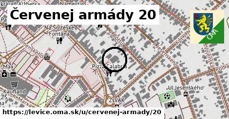 Červenej armády 20, Levice