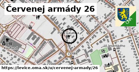 Červenej armády 26, Levice