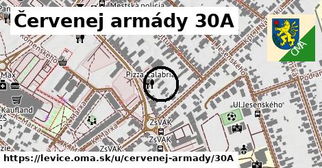 Červenej armády 30A, Levice