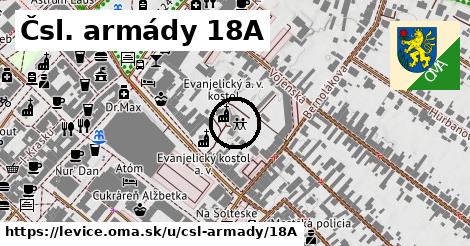 Čsl. armády 18A, Levice