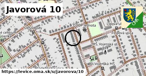 Javorová 10, Levice