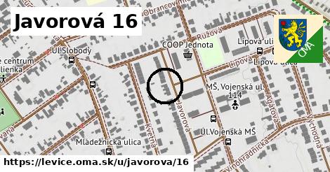 Javorová 16, Levice