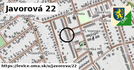 Javorová 22, Levice