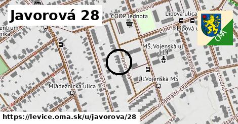 Javorová 28, Levice