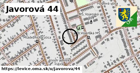 Javorová 44, Levice