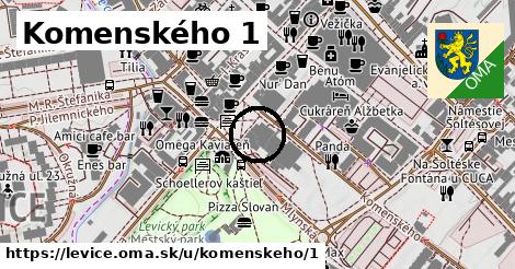 Komenského 1, Levice