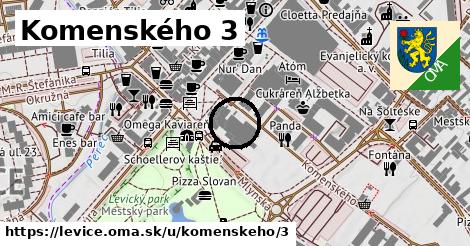 Komenského 3, Levice