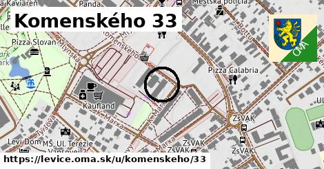 Komenského 33, Levice