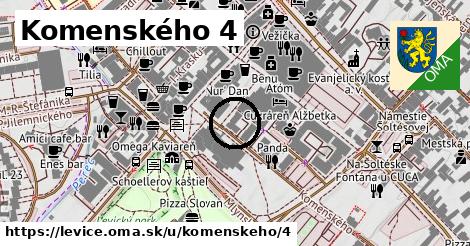 Komenského 4, Levice