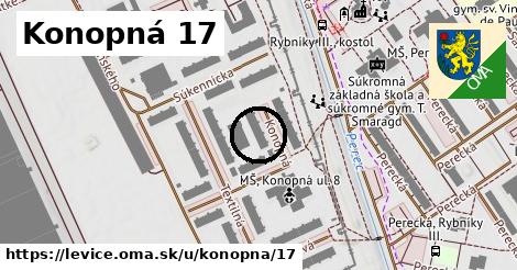 Konopná 17, Levice