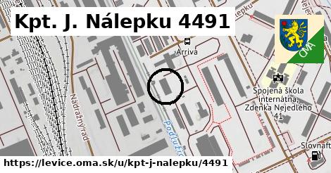 Kpt. J. Nálepku 4491, Levice