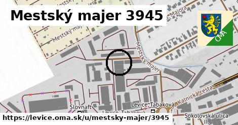 Mestský majer 3945, Levice