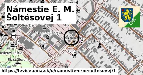 Námestie E. M. Šoltésovej 1, Levice