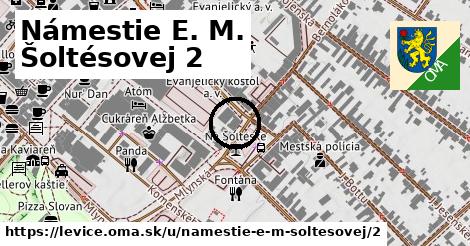 Námestie E. M. Šoltésovej 2, Levice