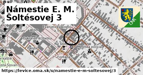 Námestie E. M. Šoltésovej 3, Levice