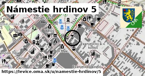 Námestie hrdinov 5, Levice