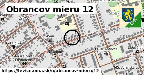 Obrancov mieru 12, Levice