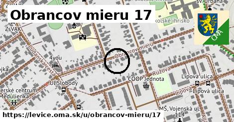 Obrancov mieru 17, Levice