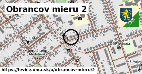 Obrancov mieru 2, Levice