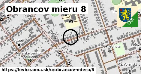 Obrancov mieru 8, Levice