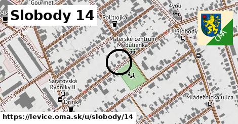 Slobody 14, Levice