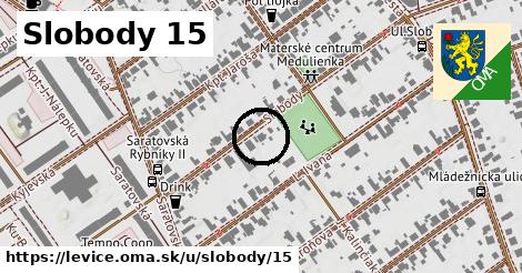 Slobody 15, Levice