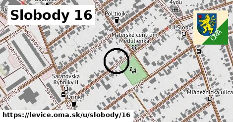 Slobody 16, Levice