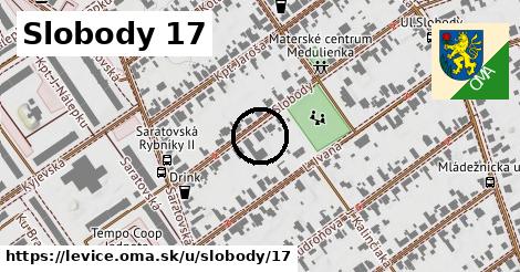 Slobody 17, Levice