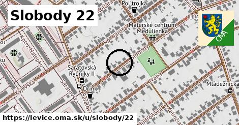 Slobody 22, Levice